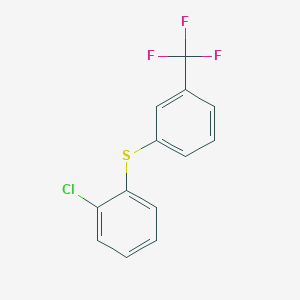 1-Chloro-2-{[3-(trifluoromethyl)phenyl]sulfanyl}benzene