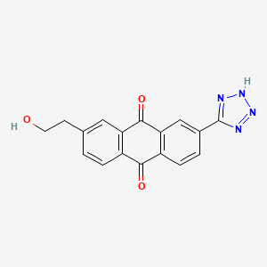 2-(2-hydroxyethyl)-7-(2H-tetrazol-5-yl)anthracene-9,10-dione