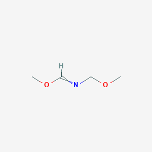 molecular formula C4H9NO2 B14583208 Methyl (methoxymethyl)methanimidate CAS No. 61278-79-3