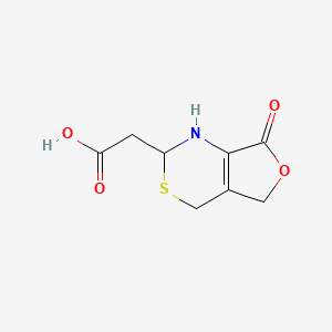 (7-Oxo-1,2,5,7-tetrahydro-4H-furo[3,4-d][1,3]thiazin-2-yl)acetic acid