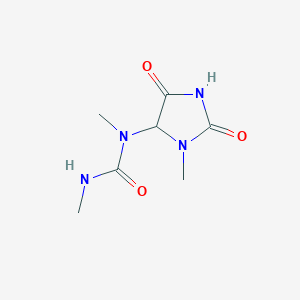 N,N'-Dimethyl-N-(3-methyl-2,5-dioxoimidazolidin-4-yl)urea