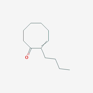 molecular formula C12H20O B14583268 2-Butylcyclooct-2-en-1-one CAS No. 61214-18-4