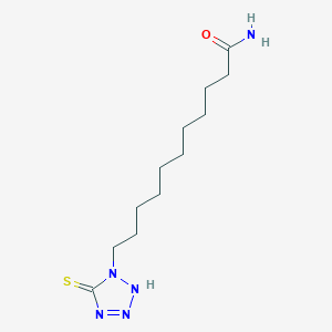 11-(5-Sulfanylidene-2,5-dihydro-1H-tetrazol-1-yl)undecanamide