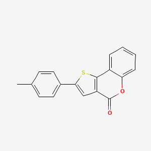 2-(4-Methylphenyl)-4H-thieno[3,2-c][1]benzopyran-4-one