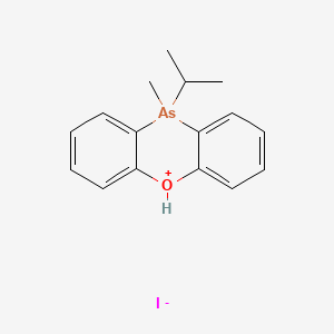 molecular formula C16H19AsIO B14583326 CID 78066174 