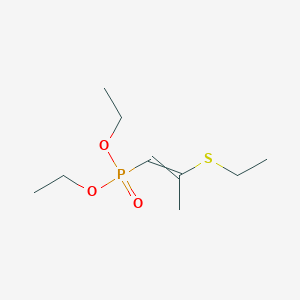 Diethyl [2-(ethylsulfanyl)prop-1-en-1-yl]phosphonate