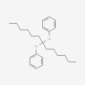 7-Phenylselanyltridecan-7-ylselanylbenzene