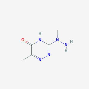 3-[amino(methyl)amino]-6-methyl-4H-1,2,4-triazin-5-one