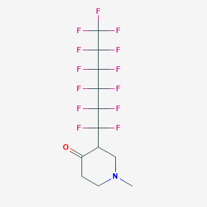 1-Methyl-3-(tridecafluorohexyl)piperidin-4-one