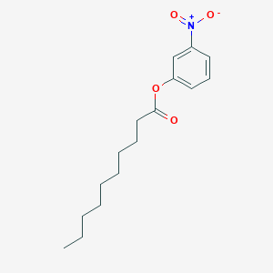 molecular formula C16H23NO4 B14583436 3-Nitrophenyl decanoate CAS No. 61063-38-5