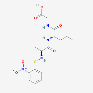 N-[(2-Nitrophenyl)sulfanyl]-L-alanyl-L-leucylglycine