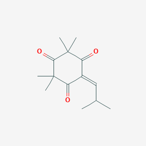 1,3,5-Cyclohexanetrione, 2,2,4,4-tetramethyl-6-(2-methylpropylidene)-