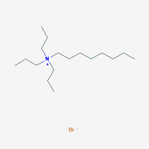 molecular formula C17H38BrN B14583551 N,N,N-Tripropyloctan-1-aminium bromide CAS No. 61175-79-9