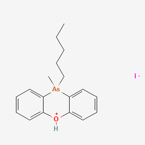 molecular formula C18H23AsIO B14583571 CID 78066170 