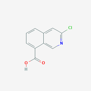 B1458367 3-Chloroisoquinoline-8-carboxylic acid CAS No. 1337880-43-9