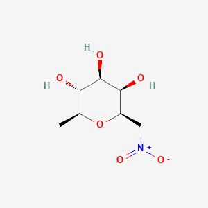 molecular formula C7H13NO6 B1458371 β-L-鼠李糖吡喃甲硝酸盐 CAS No. 30627-99-7