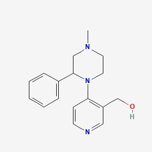 [4-(4-Methyl-2-phenylpiperazin-1-yl)pyridin-3-yl]methanol