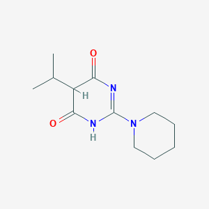 2-(Piperidin-1-yl)-5-(propan-2-yl)pyrimidine-4,6(1H,5H)-dione