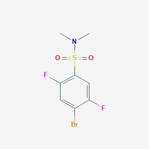 B1458380 4-bromo-2,5-difluoro-N,N-dimethylbenzenesulfonamide CAS No. 1263276-53-4