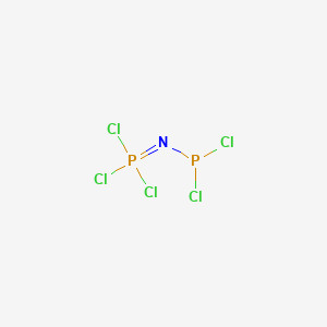 molecular formula Cl5NP2 B14583802 N-(Dichlorophosphanyl)phosphorimidic trichloride CAS No. 61499-76-1