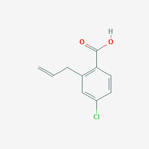 molecular formula C10H9ClO2 B14583808 4-Chloro-2-(prop-2-en-1-yl)benzoic acid CAS No. 61436-77-9