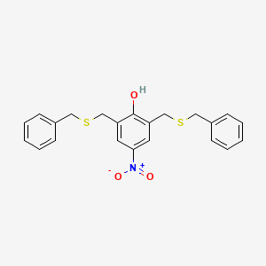 2,6-Bis[(benzylsulfanyl)methyl]-4-nitrophenol