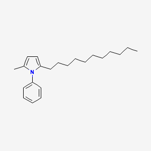 2-Methyl-1-phenyl-5-undecyl-1H-pyrrole