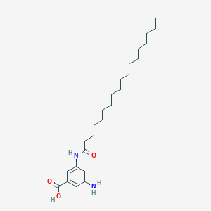 molecular formula C25H42N2O3 B14583841 3-Amino-5-(octadecanoylamino)benzoic acid CAS No. 61601-13-6