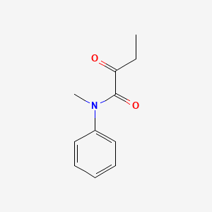 molecular formula C11H13NO2 B14583895 Butanamide, N-methyl-2-oxo-N-phenyl- CAS No. 61110-52-9