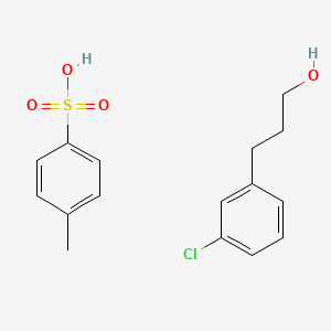 3-(3-Chlorophenyl)propan-1-ol;4-methylbenzenesulfonic acid