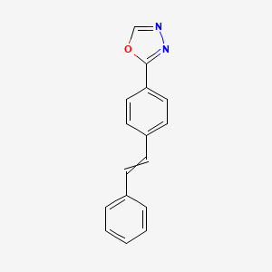 2-[4-(2-Phenylethenyl)phenyl]-1,3,4-oxadiazole