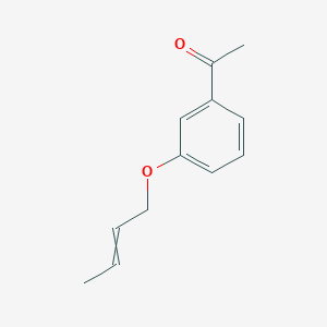 1-{3-[(But-2-en-1-yl)oxy]phenyl}ethan-1-one