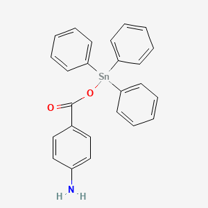 4-{[(Triphenylstannyl)oxy]carbonyl}aniline