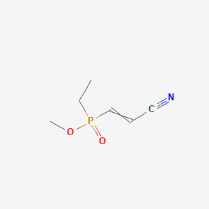 Methyl (2-cyanoethenyl)ethylphosphinate