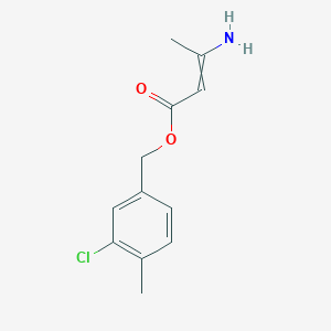 molecular formula C12H14ClNO2 B14584019 (3-Chloro-4-methylphenyl)methyl 3-aminobut-2-enoate CAS No. 61312-63-8