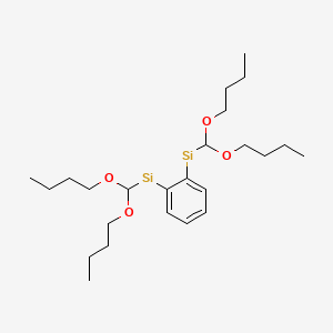 molecular formula C24H42O4Si2 B14584062 CID 71395428 CAS No. 61482-92-6