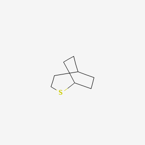 molecular formula C8H14S B14584117 2-Thiabicyclo[3.2.2]nonane CAS No. 61437-37-4