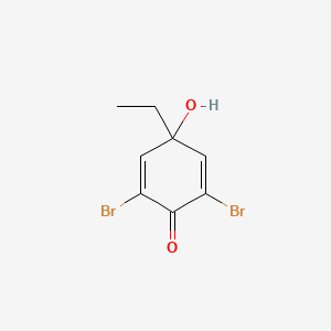 2,6-Dibromo-4-ethyl-4-hydroxycyclohexa-2,5-dien-1-one