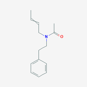 N-(But-2-EN-1-YL)-N-(2-phenylethyl)acetamide