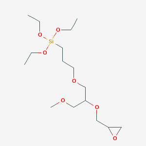 10,10-Diethoxy-4-[(oxiran-2-yl)methoxy]-2,6,11-trioxa-10-silatridecane