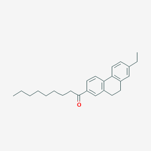 molecular formula C25H32O B14584180 1-(7-Ethyl-9,10-dihydrophenanthren-2-YL)nonan-1-one CAS No. 61314-02-1