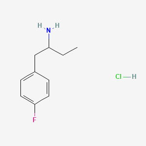 molecular formula C10H15ClFN B1458420 1-(4-Fluorophenyl)butan-2-amine hydrochloride CAS No. 23194-79-8