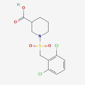 B1458425 1-[(2,6-Dichlorobenzyl)sulfonyl]piperidine-3-carboxylic acid CAS No. 1858250-26-6