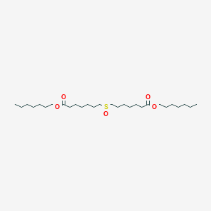 molecular formula C28H54O5S B14584255 Diheptyl 7,7'-sulfinyldiheptanoate CAS No. 61549-06-2