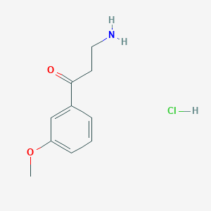 3-Amino-1-(3-methoxyphenyl)propan-1-one;hydrochloride