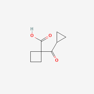 1-(Cyclopropanecarbonyl)cyclobutane-1-carboxylic acid