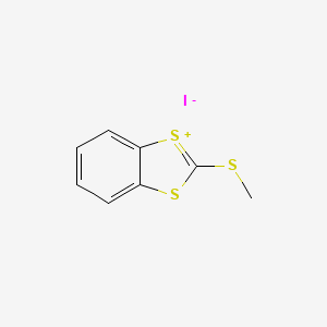 (2H-1,3-Benzodithiol-2-ylidene)(methyl)sulfanium iodide