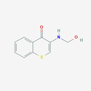 3-[(Hydroxymethyl)amino]-4H-1-benzothiopyran-4-one