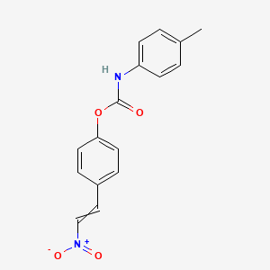 4-(2-Nitroethenyl)phenyl (4-methylphenyl)carbamate