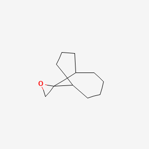 molecular formula C11H18O B14584391 Spiro[bicyclo[4.3.1]decane-10,2'-oxirane] CAS No. 61244-53-9